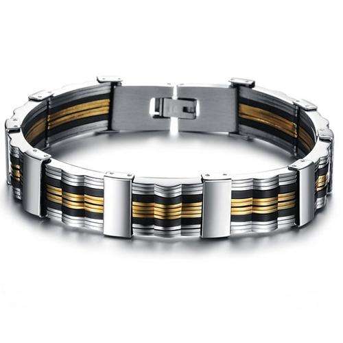 21.5cm Men Cool Bracelet Titanium Steel Bangle