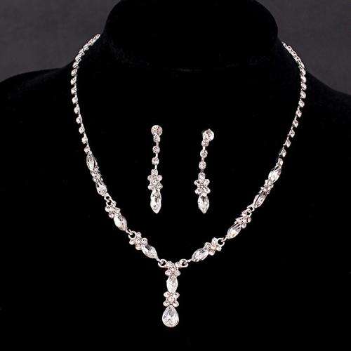 Elegant Rhinestones Wedding Jewelry