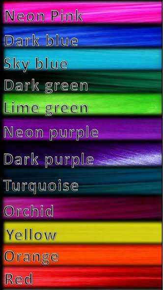 Hair Dye Colour Combo: 3 x Hair Dye Powders (Your colour choice)