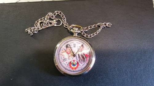 USSR Soviet Pocket Watch Stalin And Lenin
