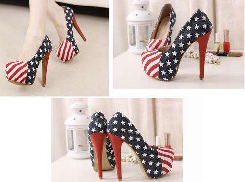 Gorgeous Americana Daf Style Stiletto Pumps