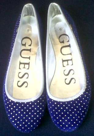 Gorgeous Royal Blue studded Ballet Pumps