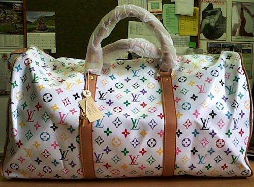 White LV Duffel/Travel Bag(7 star Replica) - FREE SHIPPING!!!!