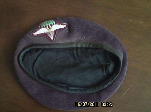 1 Para Battalion beret and badge