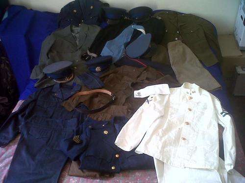 Lot of Military and SAP uniforms