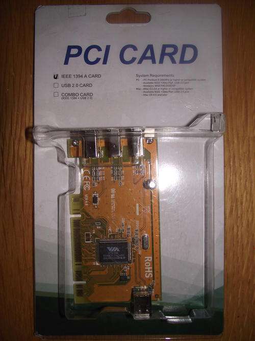 VIA VT6306 IEEE 1394 Fire Wire Card