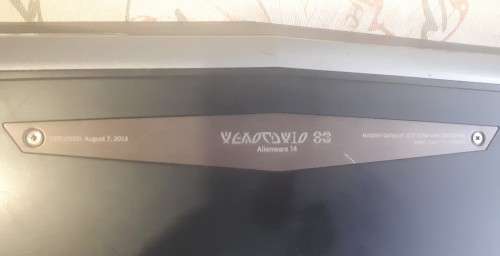 Alienware 14 Core i7-4700MQ 8GB RAM 500GB HDD Nvidia GeForce GTX 765M 2GB DDR5 Win 10 Pro Laptop