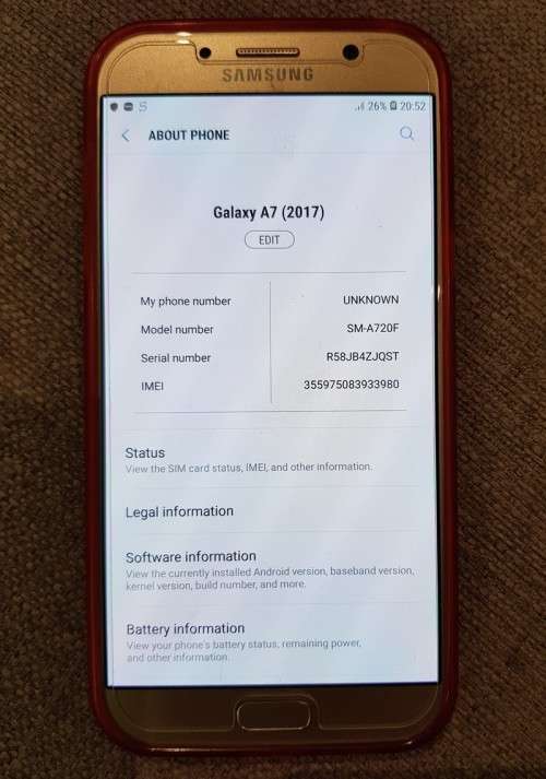 Samsung Galaxy A7 5.7`` Full HD 32GB Smart Phone