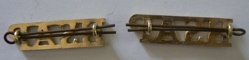 Rhodesia BSAP pair of shoulder titles