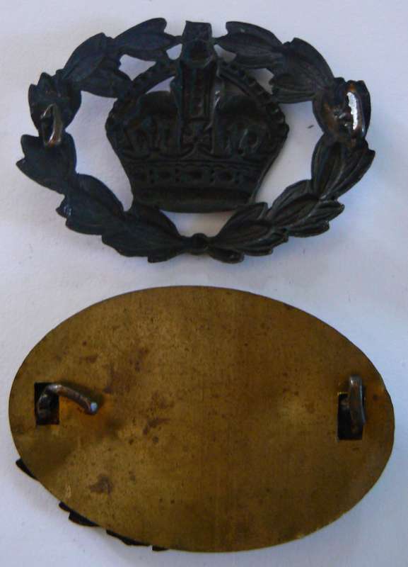 UK royal air force (RAF) badge plus 2 warrant officer badges