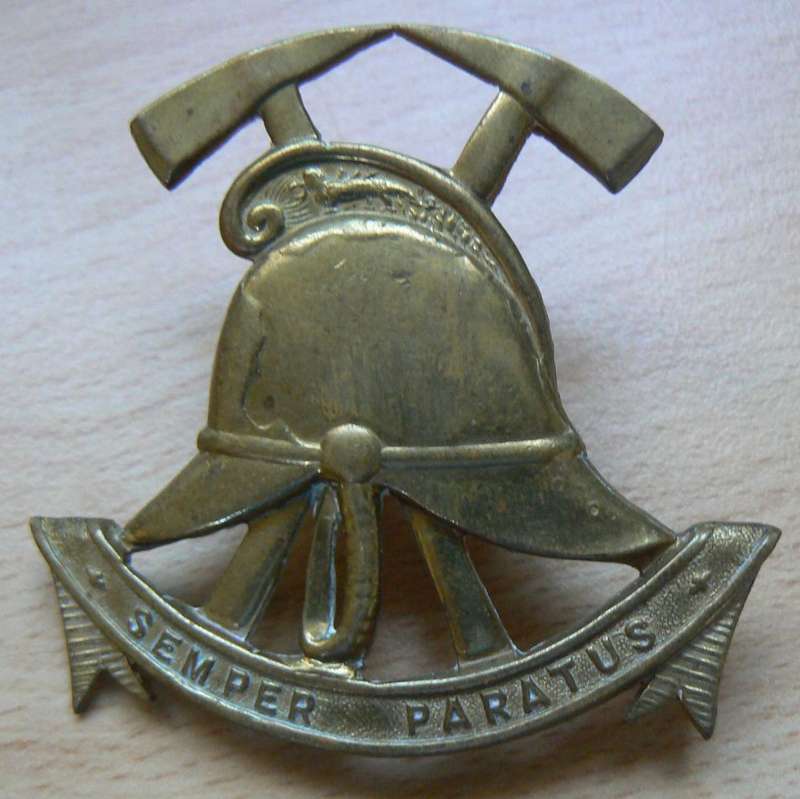 Unknown Semper Paratus fireman's badge
