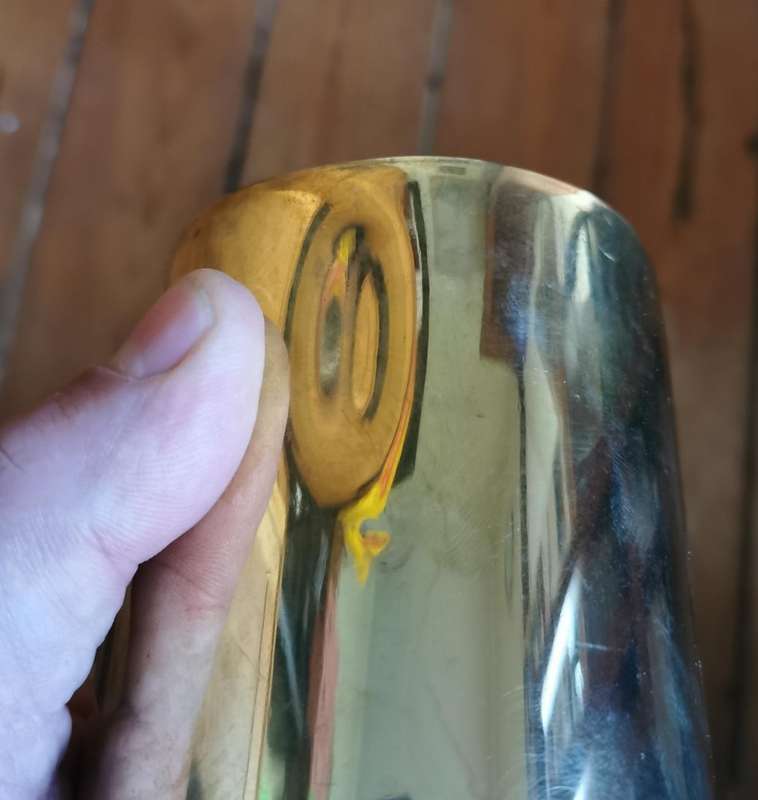 Large brass WW1 1916 3-inch 13-Pounder field gun artillery shell
