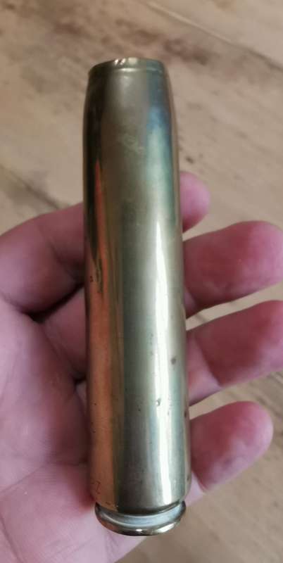 1955 British 20mm Oerlikon L70 anti-aircraft gun shell