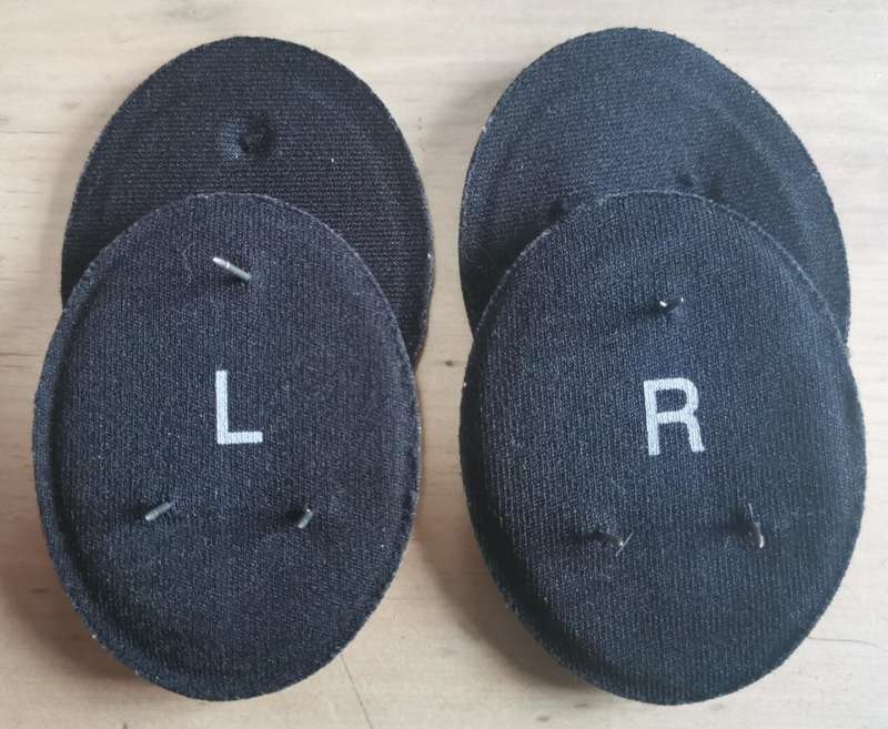 Pair of SA Navy Warrant Officer Class 2 Master / Coxswain rank badges