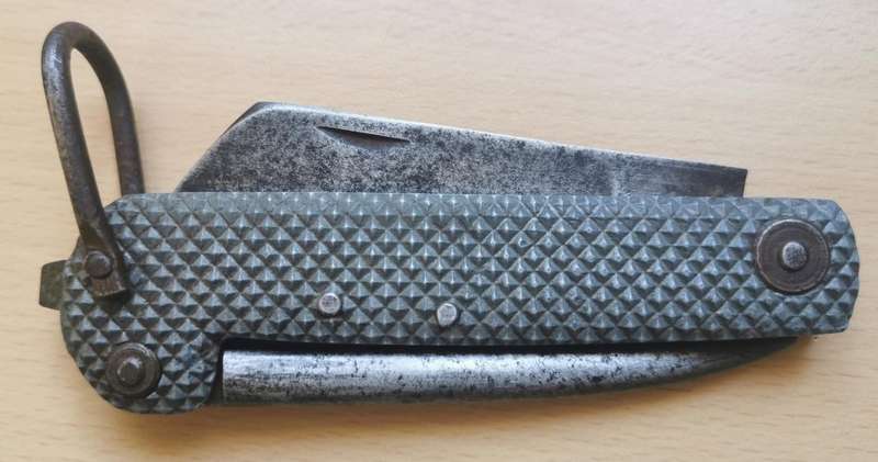 Large British WW2-era navy pattern clasp jack knife, by Rodgers of Sheffield