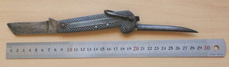 Large British WW2-era navy pattern clasp jack knife, by Rodgers of Sheffield