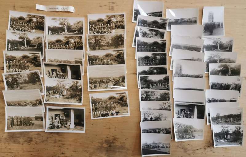 Lot of 48 original photos of Union Defence Forces in field under Brig.-Gen. George Brink late 1930s