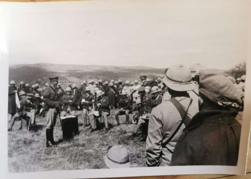 Lot of 48 original photos of Union Defence Forces in field under Brig.-Gen. George Brink late 1930s