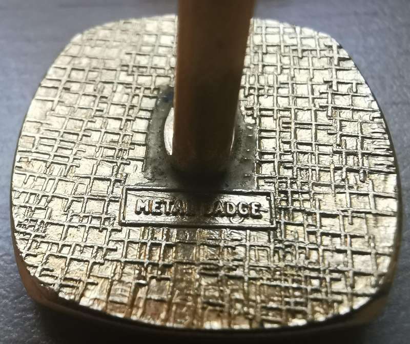 Pair of vintage SA Police cufflinks made by Metal Badge