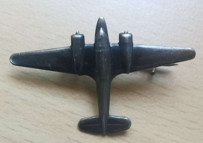 Vintage Dakota aircraft lapel pin badge
