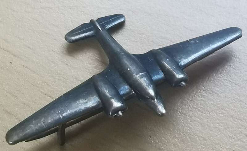 Vintage Dakota aircraft lapel pin badge