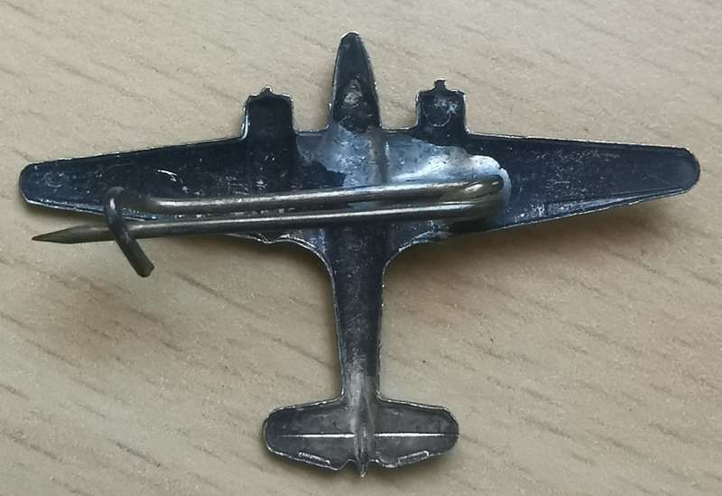 Vintage Dakota aircraft lapel pin badge