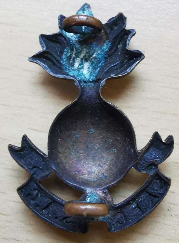 SA Engineers Corps brass collar badge