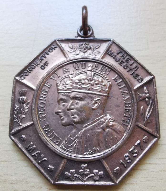 Society of Miniature Rifle Clubs 1937 Coronation Commemorative Competition medal - 2 of 2