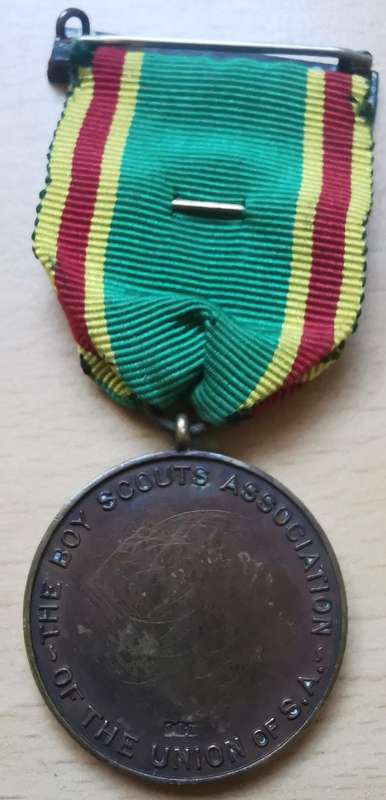 Early Union of South Africa boy scouts long service medal - 30 years service