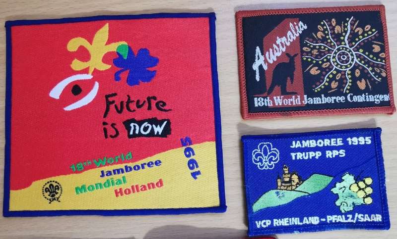 Boy Scouts Jamboree 1995 in Holland lot of 9 contingent patches