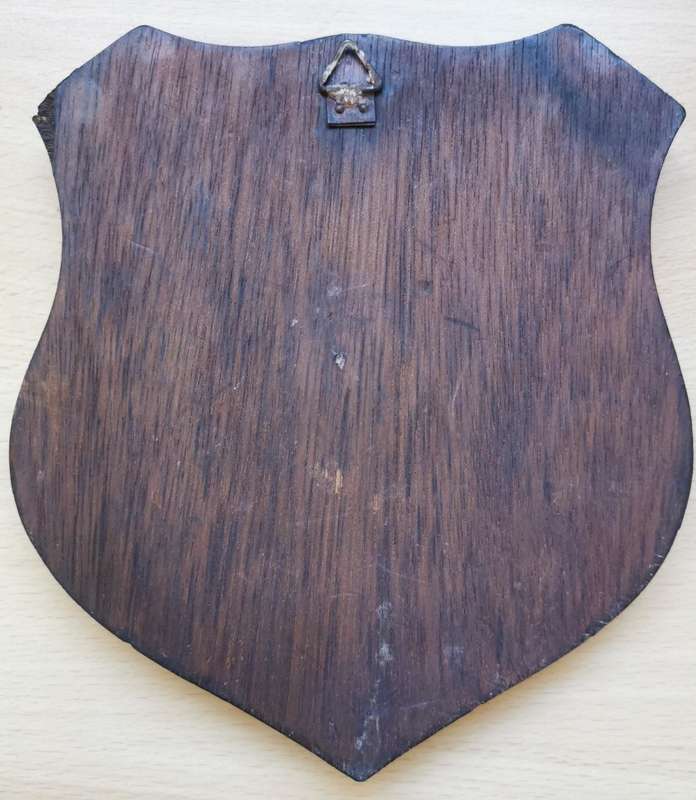 Vintage Dutch minesweeper ship`s crest plaque Hr. Ms. Axel (M 808)