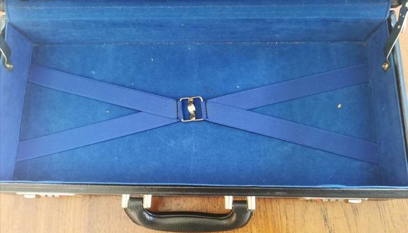 High-quality freemason black regalia hard briefcase