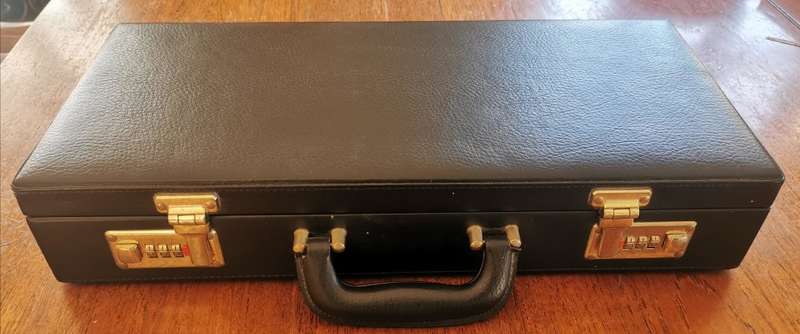 High-quality freemason black regalia hard briefcase