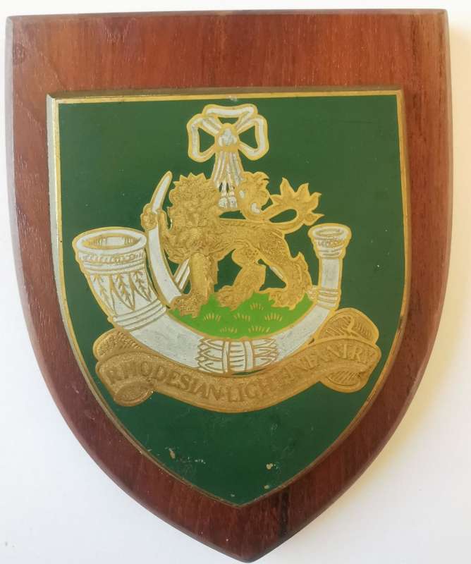 Rhodesian Light Infantry plaque