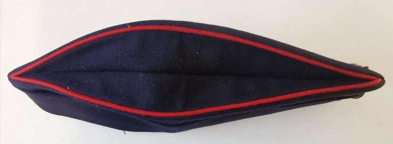 WW2 Royal Engineers officer's side cap with GvR badge
