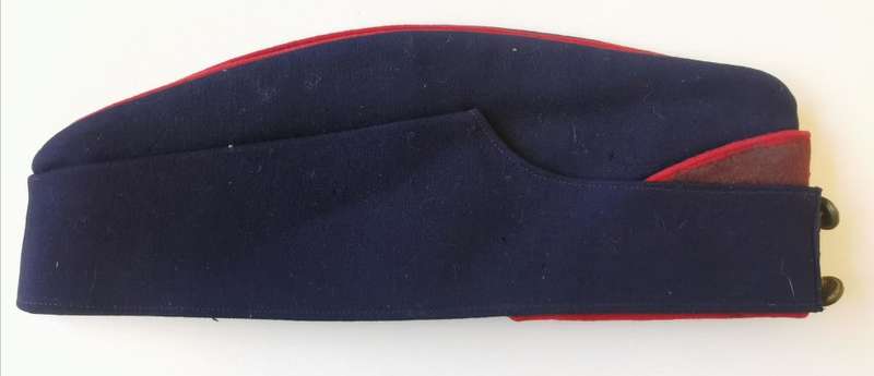 WW2 Royal Engineers officer's side cap with GvR badge