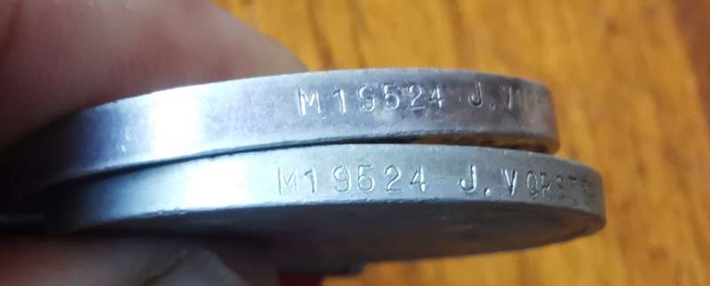 WW2 group of 3 medals awarded to J. Vorster