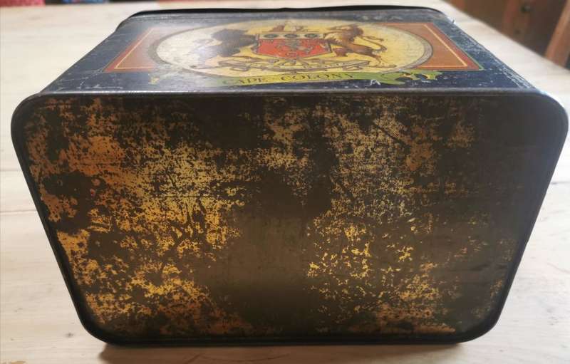 Very rare early 1900s SA Union Nectar Tea tin showing pre-Union colonies