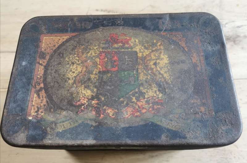 Very rare early 1900s SA Union Nectar Tea tin showing pre-Union colonies