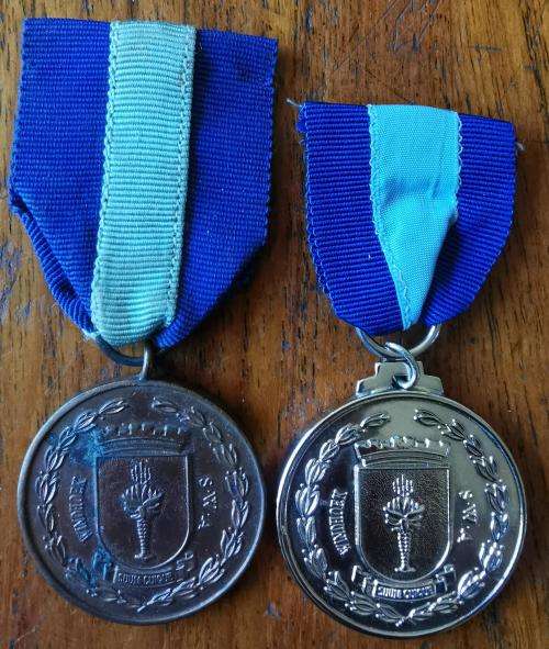SWA Windhoek pair of 20- and 25-year long-service award medals