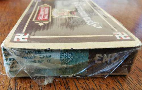Rare full sealed packet of 10 Commando Kommando cigarettes by Policansky Brothers, Cape Town