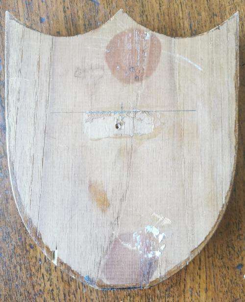 Southern Rhodesia National Rifle Association (SRNRA) 1951 Governor`s Cup shooting badge on plaque