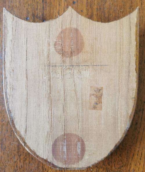 Federation of Rhodesia and Nyasaland Rifle Association (FRNRA) 1958 shooting badge on plaque
