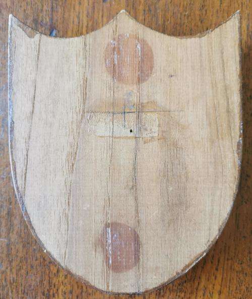 Federation of Rhodesia and Nyasaland Rifle Association (FRNRA) 1960 shooting badge on plaque