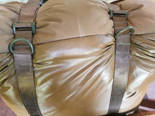SADF 1977 Campcraft unused sleeping bag with inner and attached cover