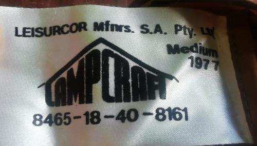 SADF 1977 Campcraft unused sleeping bag with inner and attached cover