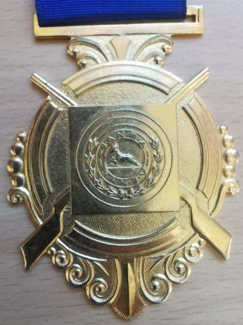 Group of 4 SANRA SANSV shooting medals 1982 to 1988