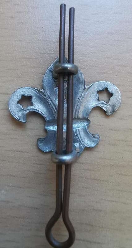 2 old SA springbok boy scout cap badges
