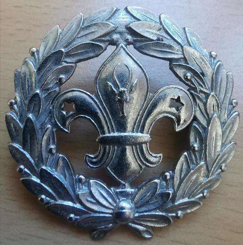 2 old SA springbok boy scout cap badges