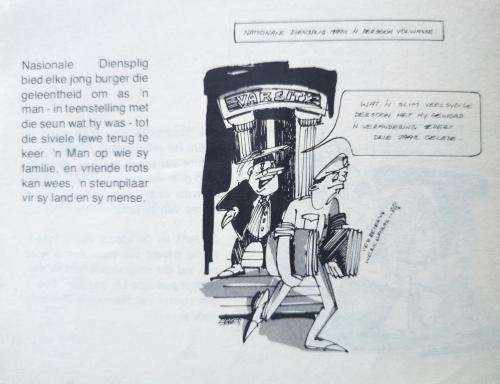 SADF 1973 Troepie Sê Troopie Says lot of 3 conscription propaganda booklets - rare